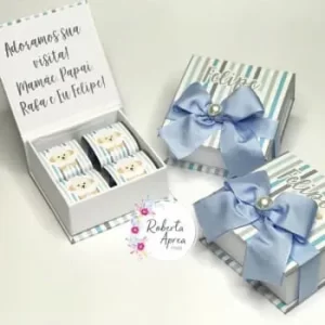Caixa 10x10 para 4 Mini Alfajores (Vazia)