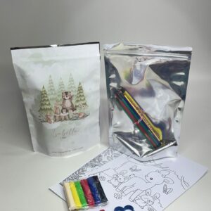Kit de colorir Completo em Saquinho ZIP 30x20 (Colorir e Modelar)