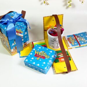 Caixa Surpresa 4 Lados - Kit de Atividades Premium