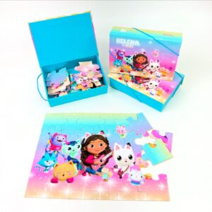 Caixa de Jogos - Quebra-Cabeça Personalizado (24 peças)