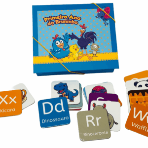 Caixa cartonada com Jogo do Alfabeto (PORTUGUÊS) Personalizado