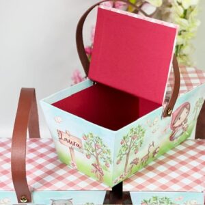 Caixa Cesta Piquenique Personalizada (Vazia)