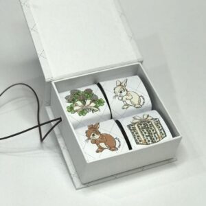 Caixa Cartonada (10x10) com Mini Alfajores