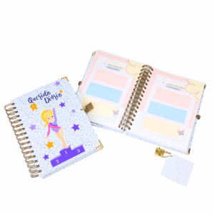 Diário com Cadeado Personalizado (Capa Dura)