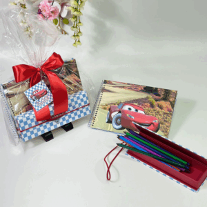 Kit Caderno e Estojo Personalizados (Capa Dura)