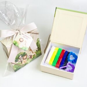 Mini Caixa Cartonada com Kit Massinha (6 Cores)