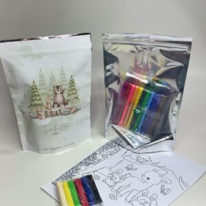 Kit de Atividades Completo em Saquinho ZIP 30x20 (Massinha e Colorir)