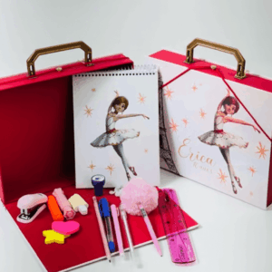Maleta Cartonada Teen - Kit Completo de Papelaria Criativa