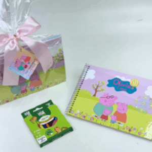 Kits de Colorir com Caderno A5 e 12 Mini Lápis de Cor