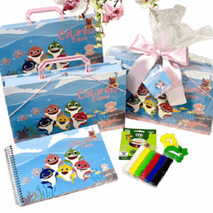 Maleta cartonada kit atividades básico