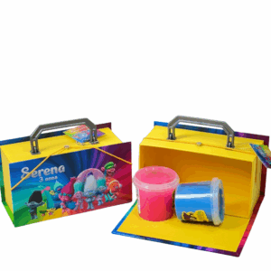 Maleta Caixa Personalizada com 2 Slimes
