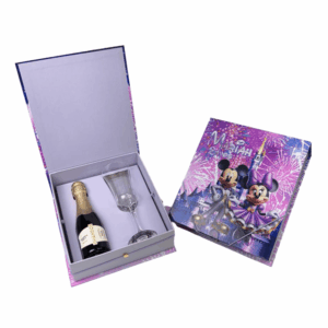 Mini Espumante Chandon e Taça na Caixa Cartonada Personalizada