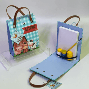 Kit tela de pintura na Caixa Bolsinha cartonada