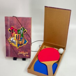 Kit Ping Pong na Caixa Cartonada Personalizada