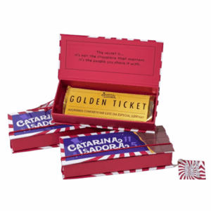 Caixa para Barra de Chocolate 90g (Kit Presente)