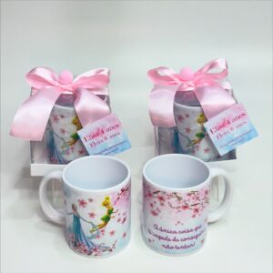 Caneca Porcelana Personalizada na Caixa Acetato