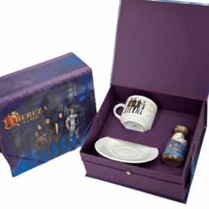 Kit Gourmet na Caixa Cartonada: Xícara, pires e chocolate quente