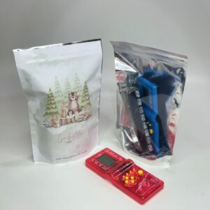 Saquinho Zip com Mini Game e Dominó